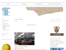 Tablet Screenshot of gruppoarcheodlfroma.it